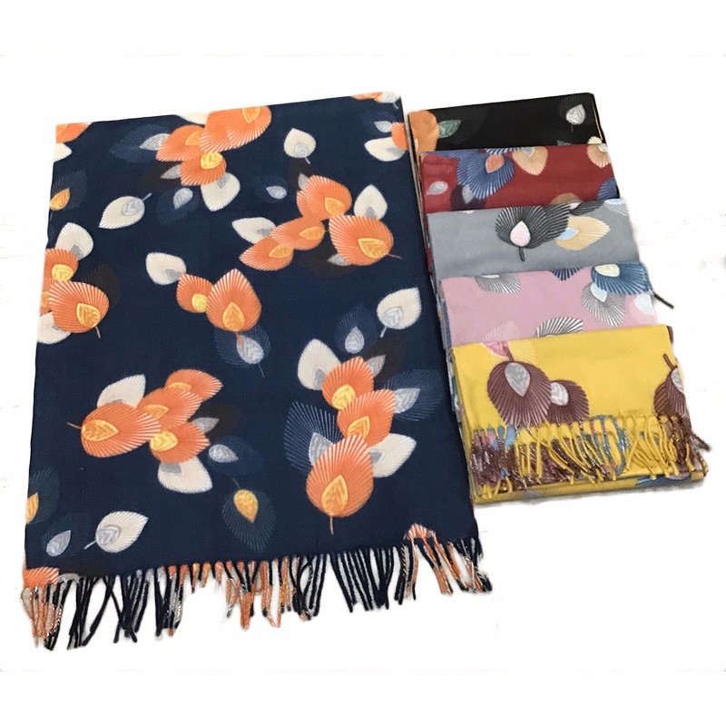 Warm Printed Scarf Womens