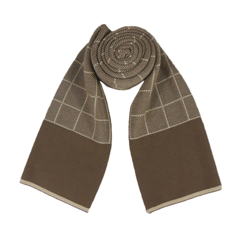 mens long wool scarf