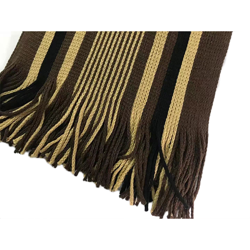striped wool scarf