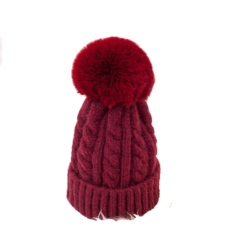 double layer knitted hat