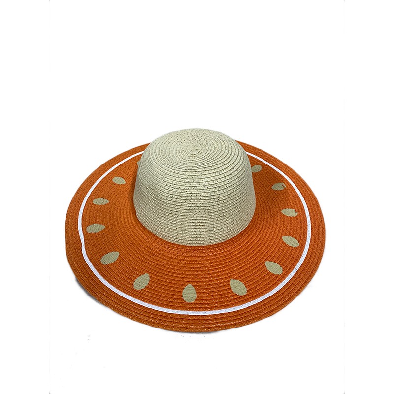 Wide Brim Straw Hat For Beach