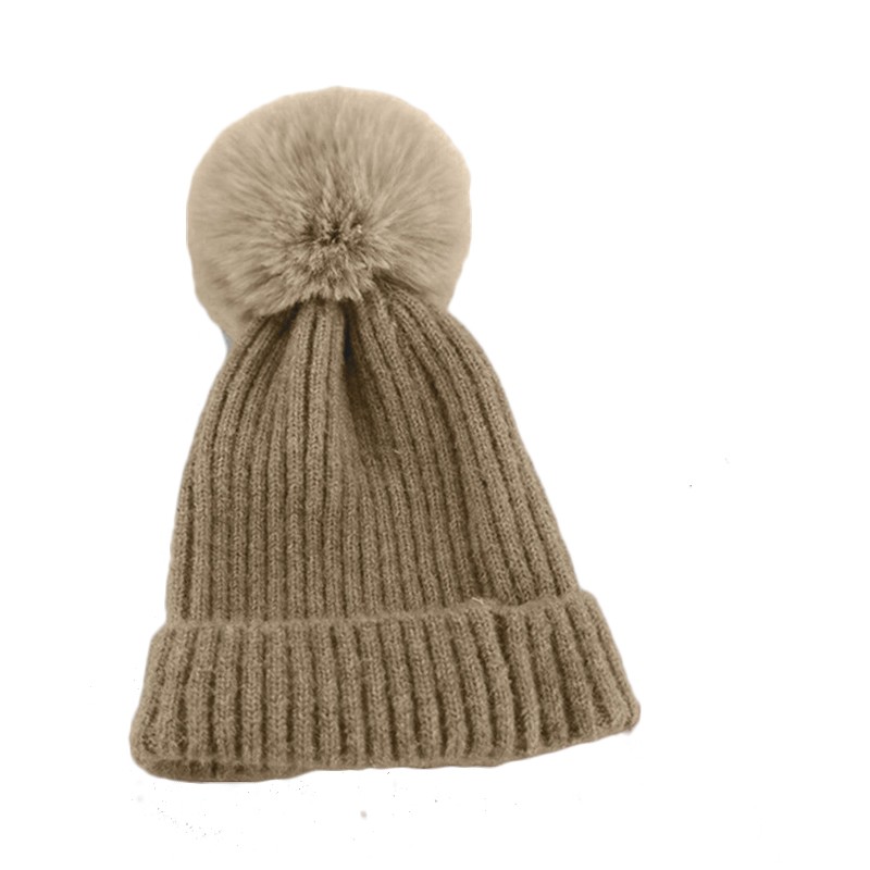 Design Solid Color Knitted Hat